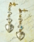 Heart of Ice earrings