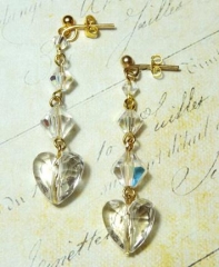 Heart of Ice earrings