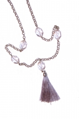 Silver Tassel Necklace Silver Tassel Necklace