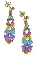 Golden Rainbow Earrings