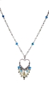 Blue Blue Heart Necklace Blue Blue Heart Necklace