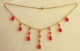 Drop Red Necklace