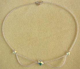 Three Star Necklace