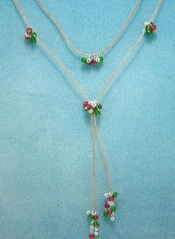 Leather Berry Necklace